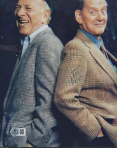 FOTO FIRMADA 8X10 DE JACK KLUGMAN TONY RANDALL RARA PAREJA BECKETT AUTÉNTICA BR11948 - Imagen 1 de 1