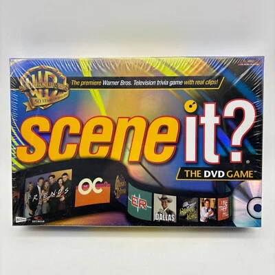 Warner Brothers Scene It The DVD Game SEALED Mattel ScreenLife 2005 TV Trivia - Image 1 of 4