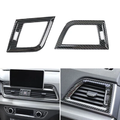 2x LHD Dashboard Panel Air Outlet Vent Panel Frame For Audi Q5 Q5L FY 2018-2021 - Image 1 of 4