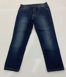 Ladies size M/12 blue FCUK  7/8  slim fit stretch Jeans - Small size VGC - Bild 1 von 7