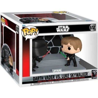 Figura POP Star Wars 40th Darth Vader VS Luke Skywalker - Imagen 1 de 2