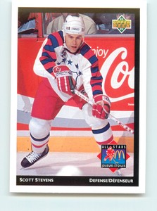 1992 Upper Deck McDonald's All-Stars #McD-27 Scott Stevens Very Good
