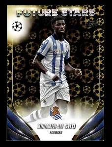 2024 Topps UEFA Club #155 Mohamed-Ali Cho Star Ball Foil Future Stars - Foto 1 di 2