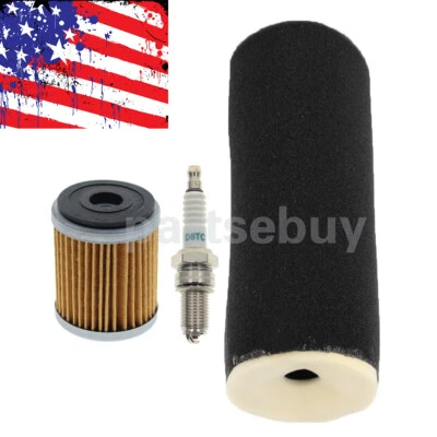 Kit de ajuste filtro de óleo de ar vela de ignição para Yamaha Wolverine 350 YFM350FX 4x4 - Imagem 1 de 4