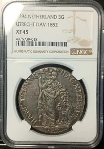 NETHERLANDS 3G 1794 UTRECHT DAV-1852 NGC XF45. - Picture 1 of 4