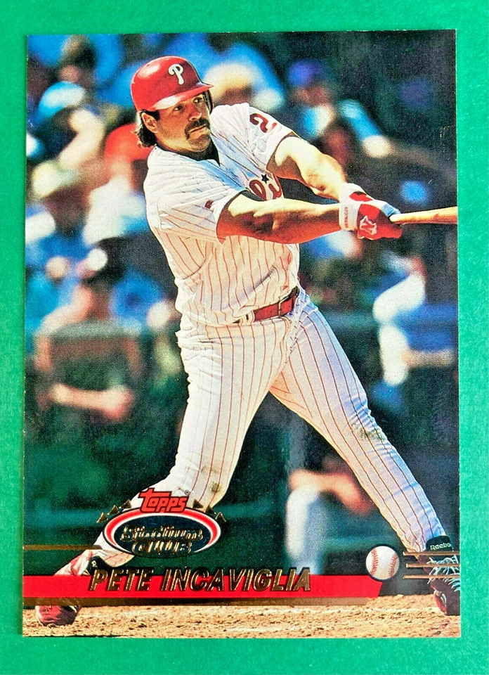 1993 Stadium Club Pete Incaviglia #636 Baseball Card Philadelphia Phillies - Image 1 of 1
