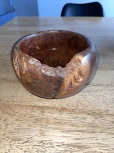 VINTAGE Hand turned Red Mallee Root Bowl - Picture 1 of 4