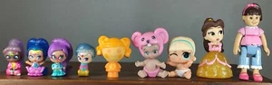 9 Girls Toys 1¼"-2¾" Tall Mini Figures- Teenie genie, moose, Disney and More - Picture 1 of 10