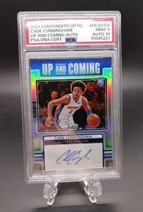 Cade Cunningham ROOKIE AUTO /99 Contenders Optic Up and Coming