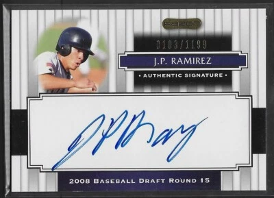 2008 Razor Signature Series #192 J.P. Ramirez Auto #'d/1199 - Image 1 of 2