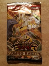 Yugioh pack wrapper Raging Battle RGBT 1st edition