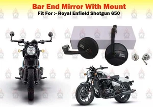 "Royal Enfield ""Specchio estremità barra con attacco adatto per fucile 650" - Foto 1 di 1