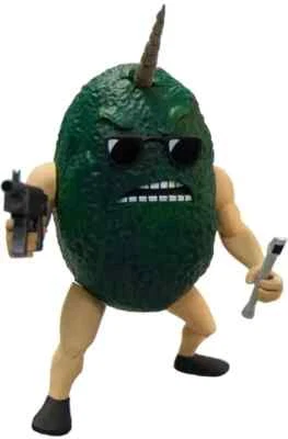 Mezco Toyz Axe Cop Avacado Soldier Action Figure Foto 1 de 2