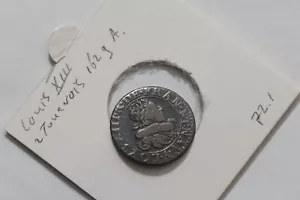 🧭 🇫🇷 France LOUIS XIII DOUBLE TOURNOIS 1629 B66 #872 - Picture 1 of 4