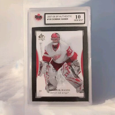 2007-08 SP AUTHENTIC Dominik Hasek #100 KSA 10! Detroit Red Wings  - Image 1 of 3