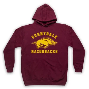 BUFFY THE VAMPIRE SLAYER SUNNYDALE RAZORBACKS SPORTS ADULTS UNISEX HOODIE - Picture 1 of 11