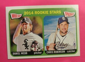 2014 Topps Heritage, Rookie Stars - DANIEL WEBB & CHRIS ROBINSON