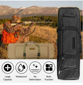 23"-47" Waterproof Tactical Carbine Rifle Bag Gun Case Hunting Shoulder Backpack - Picture 1 of 9