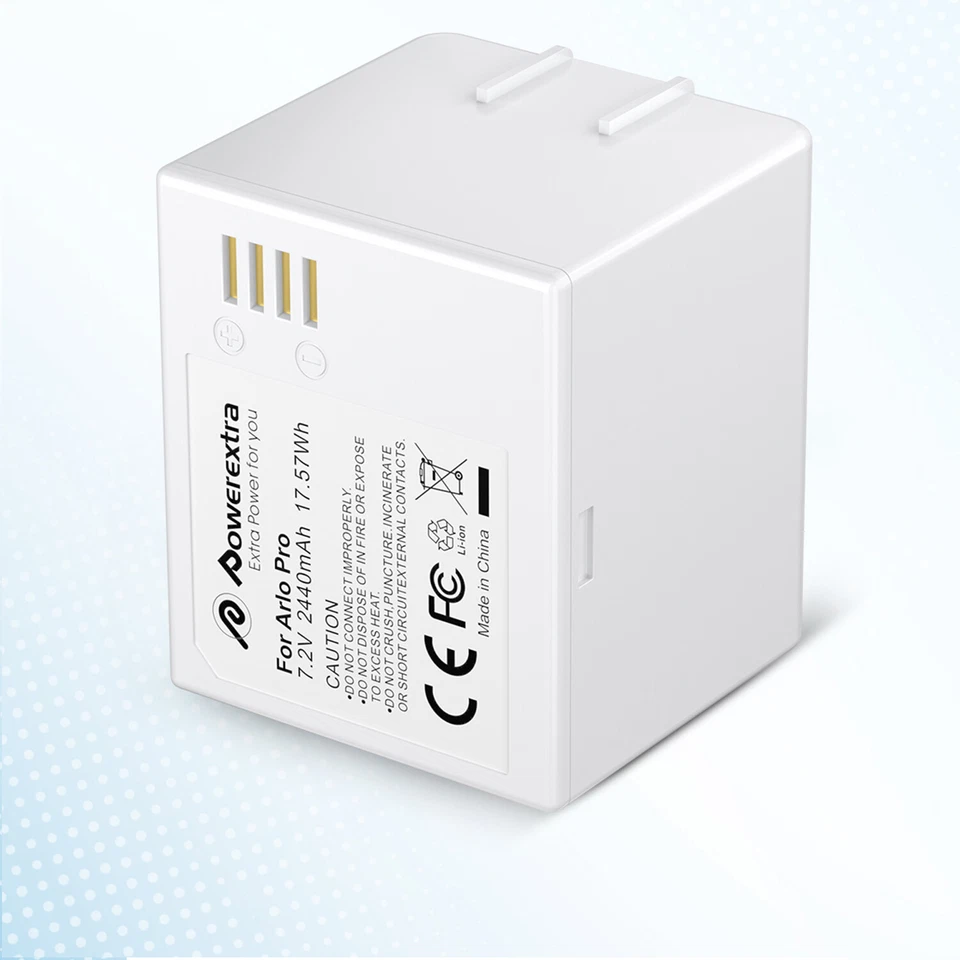 Powerextra Rechargeable Battery for ARLO PRO, PRO 2, LIGHT Camera Repalce