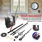Silent Quartz Movement Wall Clock Motor Mechanism Long Spindle Repair Kit DIY