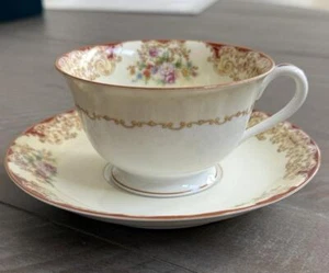 Taza y platillo Noritake Nippon Toki Kaisha - Imagen 1 de 6