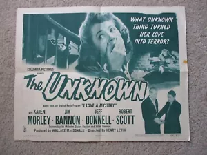 UNKNOWN ORIGINAL 1946 HLF SHT MOVIE POSTER FLD KAREN MORLEY VG - Picture 1 of 7