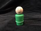 Vintage Fisher Price Little People All Wood Dad Father
