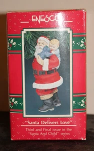 Enesco: Santa Delivers Love - 562904 - 3rd in Series - Holiday Ornament IN BOX - Picture 1 of 8