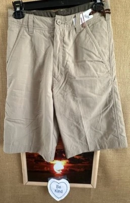 Royal Robbins men’s beige outdoor short 30 pockets flat solid zipper relaxed Vi - Image 1 of 4