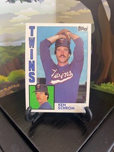 1984 Topps Ken Schrom #322 Baseball Card