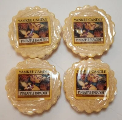 Yankee Candle Pineapple Paradise Tart / Wax Melt - Lote de 4 Foto 1 de 2