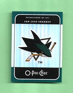 07-08 O-PEE-CHEE CROMO LOGOTIPO DEL EQUIPO LISTA DE VERIFICACIÓN Tarjeta # CL25 SAN JOSE SHARKS - Imagen 1 de 2