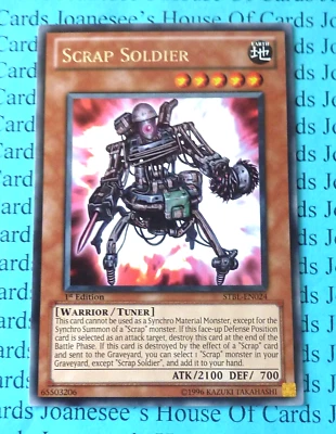 STBL-EN024 Scrap Soldier Rare Yu-Gi-Oh Card 1st Edition New - Image 1 of 4