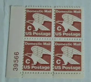 US MNH Postage Stamps-Scott #1948a Eagle "C" Domestic Print Block of Four - Picture 1 of 4