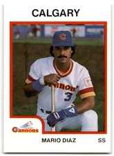 1987 ProCards Mario Diaz Calgary Cannons #2319
