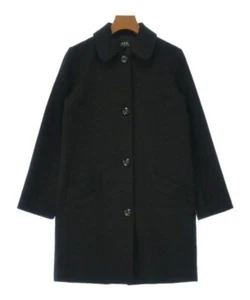 A.P.C. Japanese Style Wool Coat Ladies black used S - Picture 1 of 10