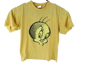 Camiseta vintage "Bad Puddy" 1991 Acme Clothing Co. Tweety Bird puntada única - Imagen 1 de 7
