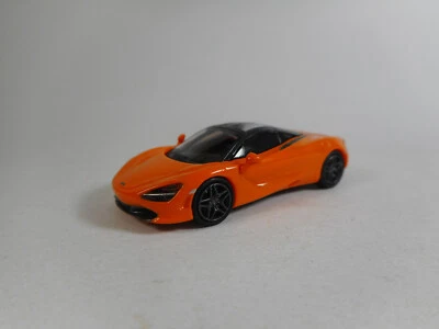 Minichamps 1:87 McLaren 720 S Arancione / Nero Modello Finitto - Immagine 1 di 4
