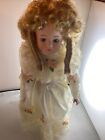 House Of Lloyd Victorian Cinderella 16" Porcelain Doll With Stand ds1405