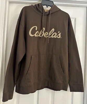 Cabela’s Men’s Pullover Hooded Sweatshirt Brown Size Large - Image 1 of 4
