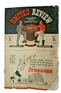 1947/48 Manchester United v Arsenal 17th January Division One Programme No 13 - Picture 1 of 12