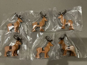 LEGO Ciervo Reno, Lote de 6 - Minifigura Ciervo Navidad Vacaciones 10275 40499 NUEVO - Imagen 1 de 4