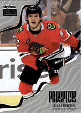 2022-23 Skybox Metal Universe Premium Prospects Lukas Reichel RC #PP-48