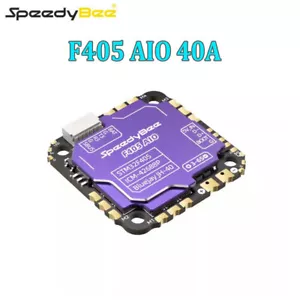 SpeedyBee F405 AIO 40A Bluejay 25.5x25.5mm Flight Controller for RC FPV Drone - Picture 1 of 19