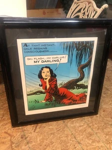 King Features Art Alex Raymond OH FLASH MY DARLING Framed Art Print - Picture 1 of 9