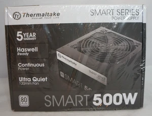 Thermaltake Smart 500W 80 PLUS Certified ATX Non-Modular Power Supply PC PSU NEU - Bild 1 von 6
