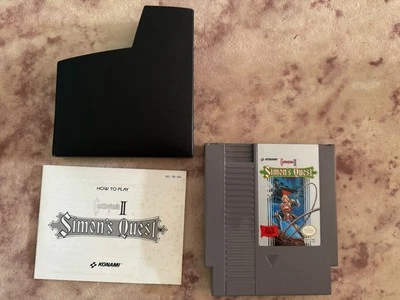 CASTLEVANIA 2: SIMON’S QUEST Nintendo NES Game with Instruction Manual - Image 1 of 4