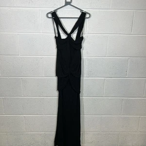 Amanda Wakeley Black Maxi Dress - Elegant Long Formal Gown / Size 10 / Long... - Picture 1 of 8