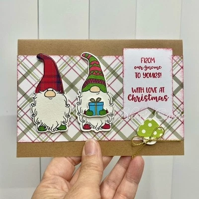 Gnome Christmas Card, Handmade in Australia - Image 1 of 4