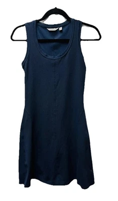 Athleta Pique XXS темно-синий Activewear платье эластичной гольф теннис Sports опрятный - Изображение 1 из 3